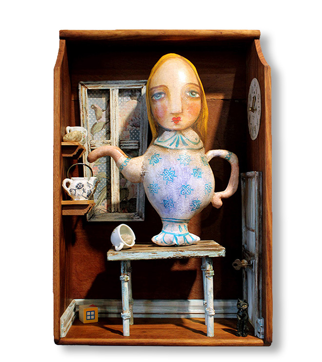 Shall I Pour | Original Art by Grace Garton