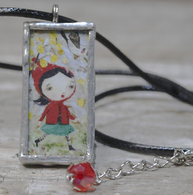 Autumn Walk | Little Red Cap Pendant