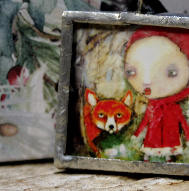 Little Red Cap | Pendant synthetic cord