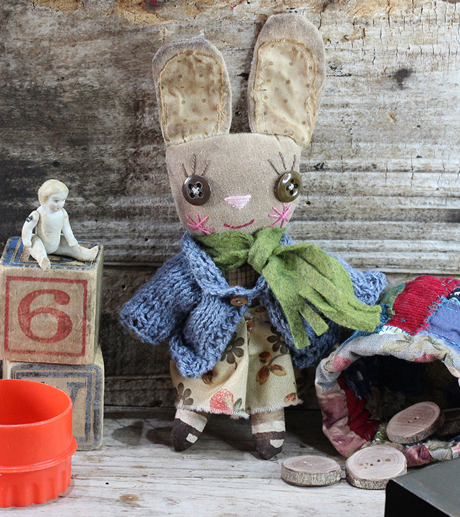Tasmanian Art Doll | Bee Rabbit