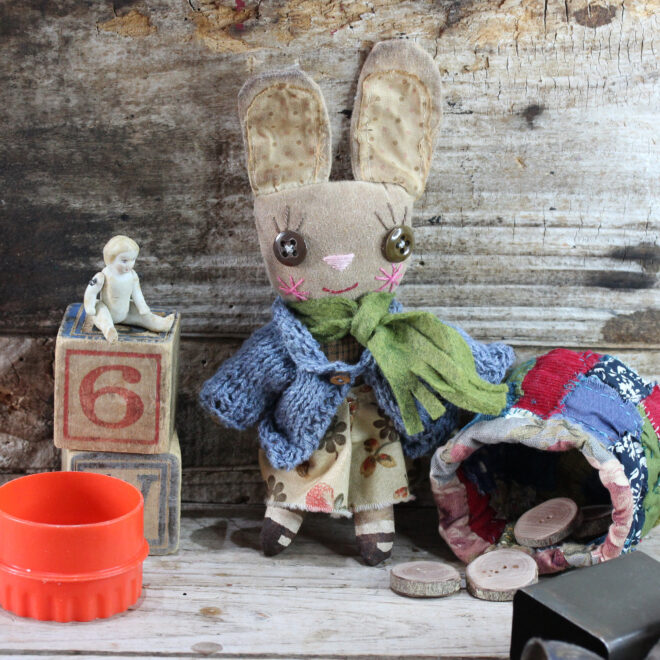 Tasmanian Art Doll | Bee Rabbit - Image 7