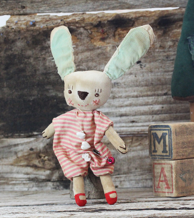 Tasmanian Art Doll | Monty Rabbit