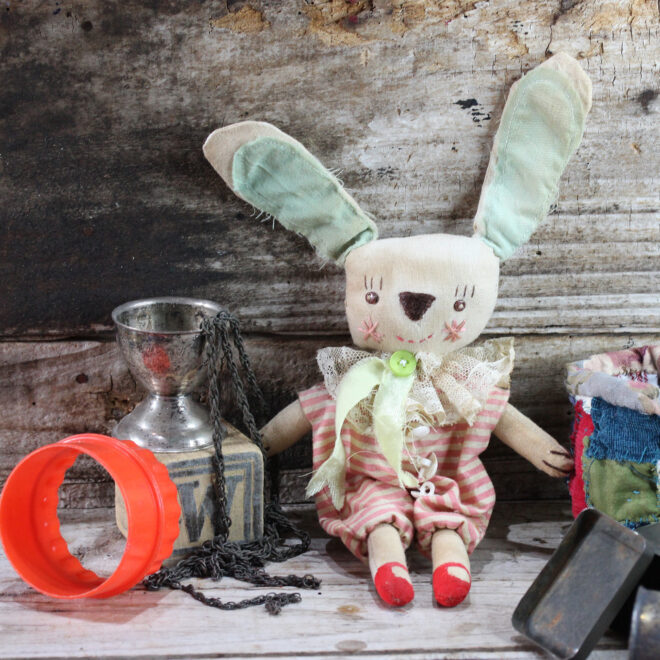 Tasmanian Art Doll | Monty Rabbit - Image 2