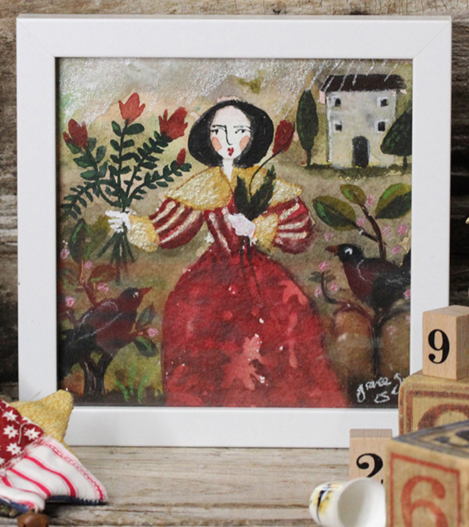 Watercolour | Merula and Tulipa turcarum 2025